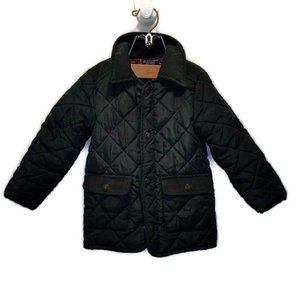 Life and Legend Size 4 Years Snap Front Quilted Jacket w/Elbow Accents